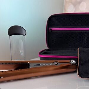 Dyson Bronze Hair Straightener with Black Case